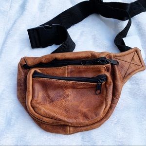 Brown Leather Fanny Pack
